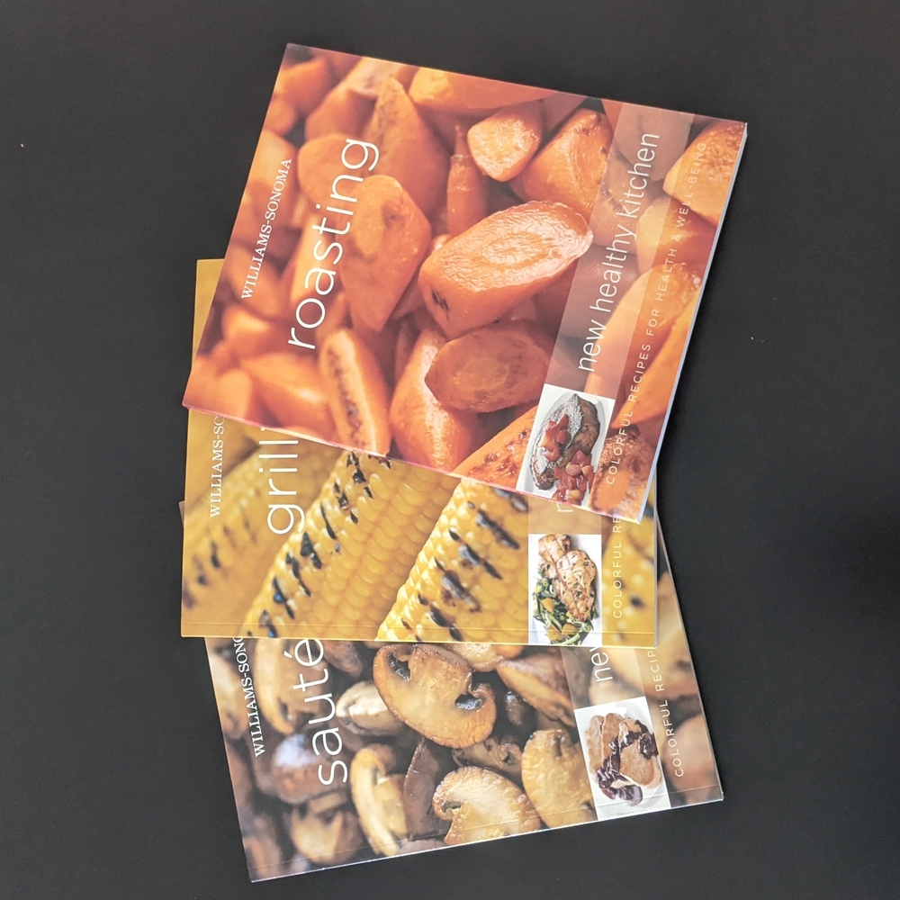 WILLIAMS-SONOMA Cookbook Set (3 books)